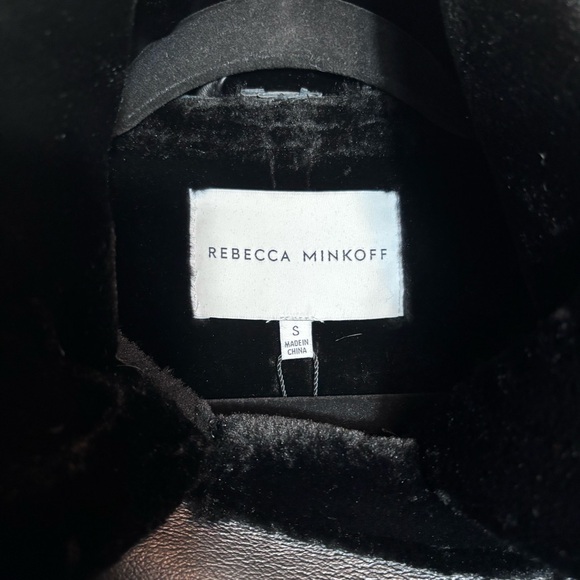 Rebecca Minkoff Black Faux Fur Jacket - Picture 6 of 11
